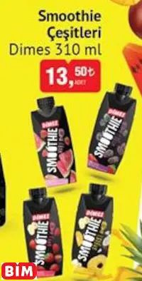 DİMES  SMOOTHİE ÇEŞİTLERİ